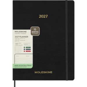 MOLESKINE Agenda Essential XX-Large 2027 DSESNB12W 1W/2S schwarz SC 21.6x27.9cm