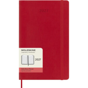 MOLESKINE Agenda Classic Large 2027 DSF212DC3 1T/1S scharlachrot SC 13x21cm