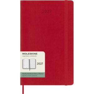MOLESKINE Agenda Classic Large 2027 DSF212WN3 1W/1S scharlachrot SC 13x21cm