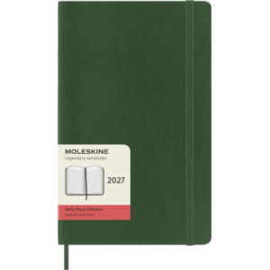 MOLESKINE Agenda Classic Large 2027 DSK1512DC 1T/1S myrtengrün SC 13x21cm