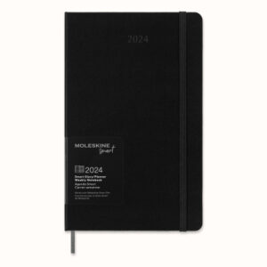 MOLESKINE Agenda Smart Diary Large 2027 SMDHB12WN 1W/1S schwarz HC 13x21cm