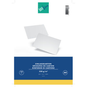 NOVOOO Einlagekarton für A4 734359 475g, grau 100 Stück