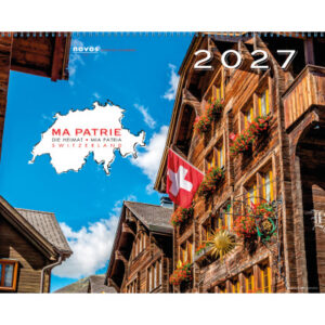 NOVOS Tischkalender Die Heimat 2027 507005 1M/1S ML 19.2x22.5cm