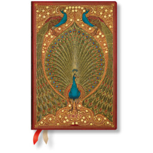 PAPERBLAN Agenda Hafiz Pfauen 2027 DD1737-1 1T/1S TAG Mini HC DE 9.5x14cm