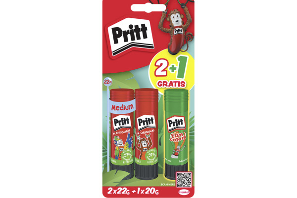 PRITT Klebestift Magische Welt PBS2B gold 2+1 Stück 2x 22g + 1x 20g