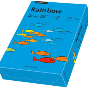 RAINBOW Papier intensivblau/88 A4 88042769 FSC, 160g 250 Blatt