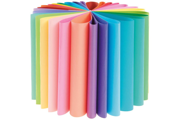 RICO DESI Bastelblock A4 99010.09. Super Rainbow 180g, 30 Blatt – Bild 2