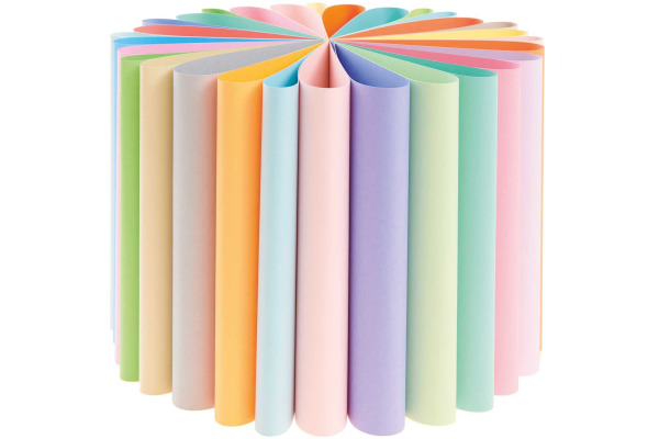 RICO DESI Bastelblock A4 99010.09. Super Pastel 180g, 30 Blatt – Bild 2