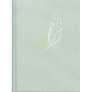 RIDOIDE Taschenagenda Design Line 2027 701360301 1W/2S Feather DE 12x16cm