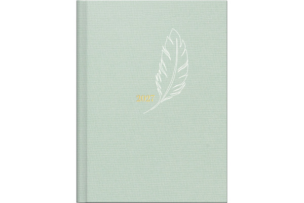 RIDOIDE Taschenagenda Design Line 2027 701360301 1W/2S Feather DE 12x16cm