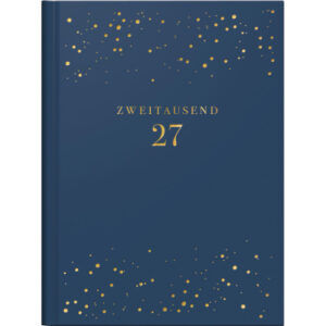 RIDOIDE Taschenagenda Design Line 2027 701360302 1W/2S Night DE 12x16cm