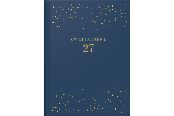 RIDOIDE Taschenagenda Design Line 2027 701360302 1W/2S Night DE 12x16cm