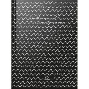RIDOIDE Taschenagenda Design Line 2027 701360702 1W/2S Waves DE 12x16cm