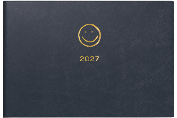 RIDOIDE Taschenagenda Septimus 2027 701751503 1W/2S d. blau DE 15.2x10.2cm