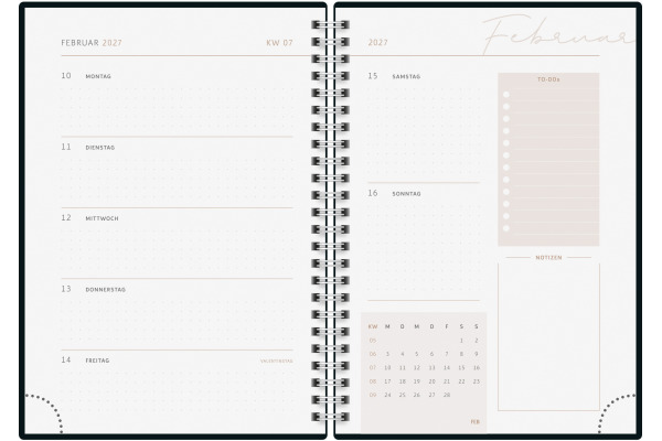 RIDOIDE Agenda Design Line 2027 702140701 1W/2S Marble DE 14.8x21cm – Bild 2