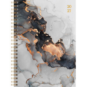 RIDOIDE Agenda Design Line 2027 702140701 1W/2S Marble DE 14.8x21cm