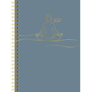 RIDOIDE Agenda Design Line 2027 702140702 1W/2S Yoga DE 14.8x21cm
