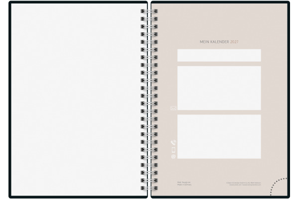RIDOIDE Agenda Design Line 2027 702140703 1W/2S Future DE 14.8x21cm – Bild 3