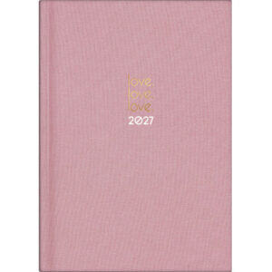 RIDOIDE Agenda Design Line 2027 702150390 1W/2S Love DE 14.8x21cm