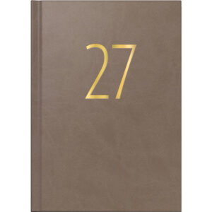 RIDOIDE Agenda Design Line 2027 702850301 1T/1S Browny DE 14.8x21cm