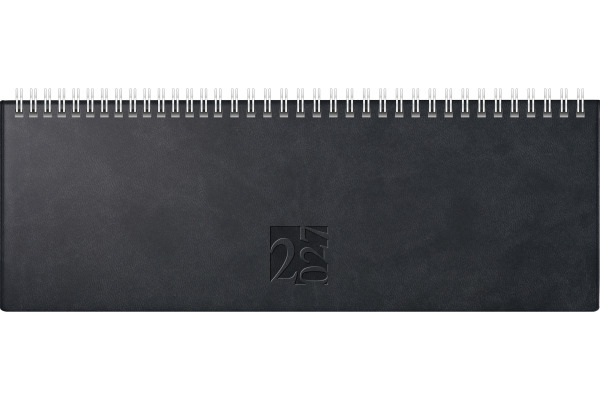 RIDOIDE Pultkalender AC-Terminer 2027 703170290 1W/2S schwarz ML 30.7x10.5cm