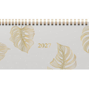RIDOIDE Pultkalender Design Line 2027 703631102 1W/2S Monstera DE 29.7x10.5cm
