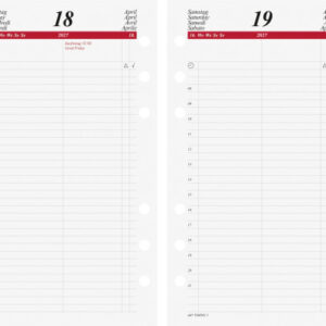 RIDOIDE Timing 2 Tageskalender 2027 706690000 1T/1S ML 9.3x17.2cm