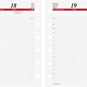 RIDOIDE Timing 3 Tageskalender 2027 706790000 1T/1S ML 7.6x12.7cm