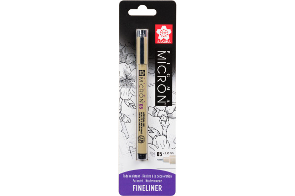 SAKURA Fineliner Pigma Micron 0.45mm BLXSDK1B schwarz