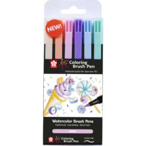 SAKURA Brush Pen Koi POXBR6C Sweets Set 6 Stück