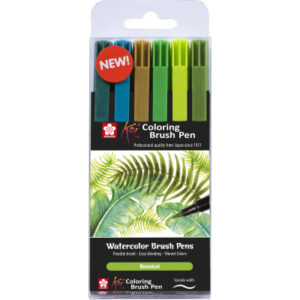 SAKURA Brush Pen Koi POXBR6D Botanical Set 6 Stück
