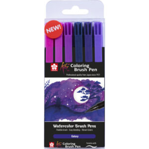 SAKURA Brush Pen Koi POXBR6F Galaxy Set 6 Stück