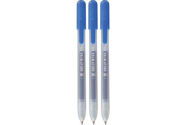 SAKURA Gelly Roll 0.8mm PXGBRACL3 blau 3 Stück – Bild 2