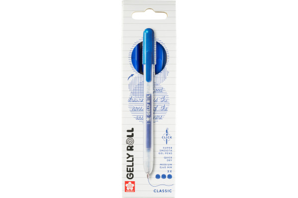 SAKURA Gelly Roll 0.8mm PXGBRACL3 blau 3 Stück – Bild 3