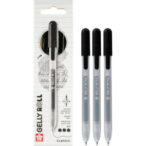 SAKURA Gelly Roll 0.8mm PXGBRACL3 schwarz 3 Stück