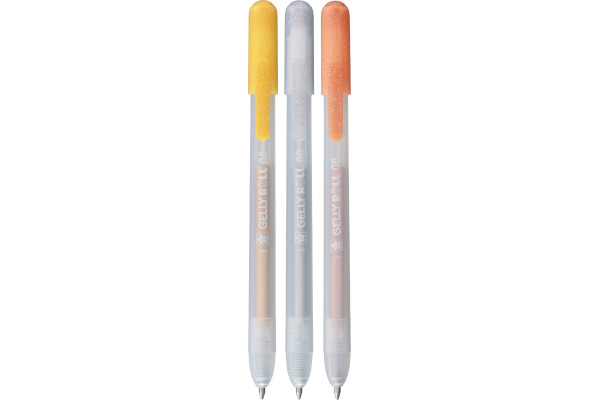 SAKURA Gelly Roll 0.8mm PXGBRAMET Metallic, ass. 3 Stück – Bild 2