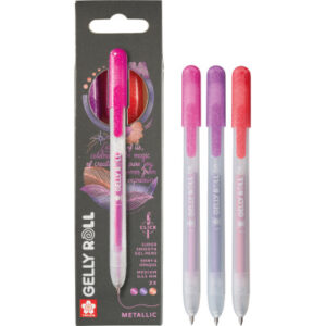 SAKURA Gelly Roll 0.8mm PXGBRAMET Metallic, ass. 3 Stück