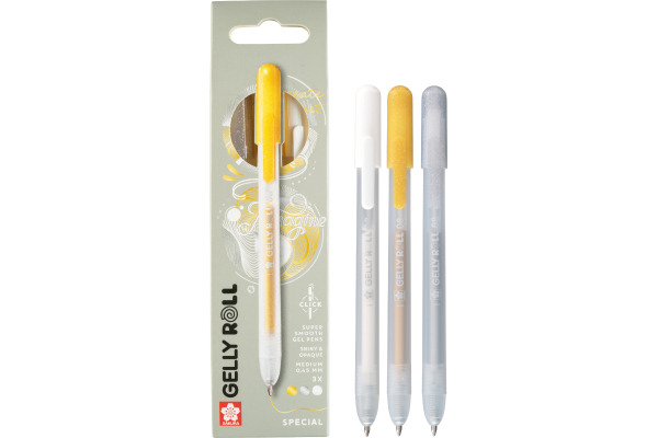 SAKURA Gelly Roll 0.8mm PXGBRAMIX Special, ass. 3 Stück