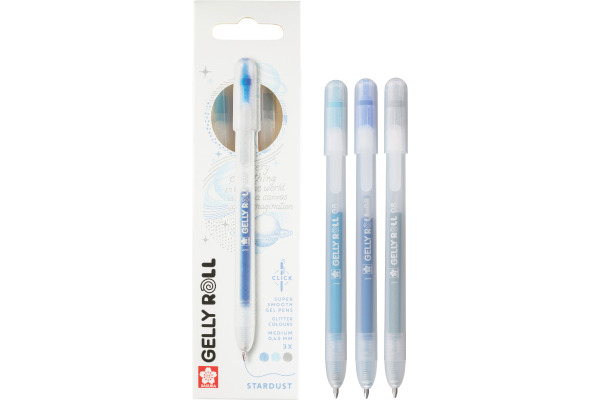 SAKURA Gelly Roll 0.8mm PXGBRASTA Stardust, ass. 3 Stück