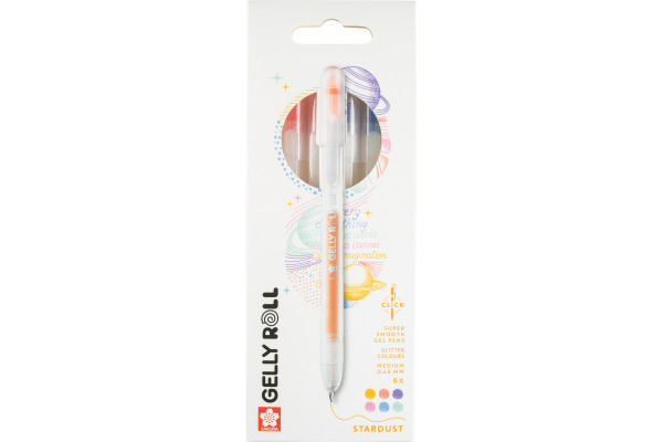 SAKURA Gelly Roll 0.8mm PXGBRASTA Stardust, ass. 6 Stück – Bild 3
