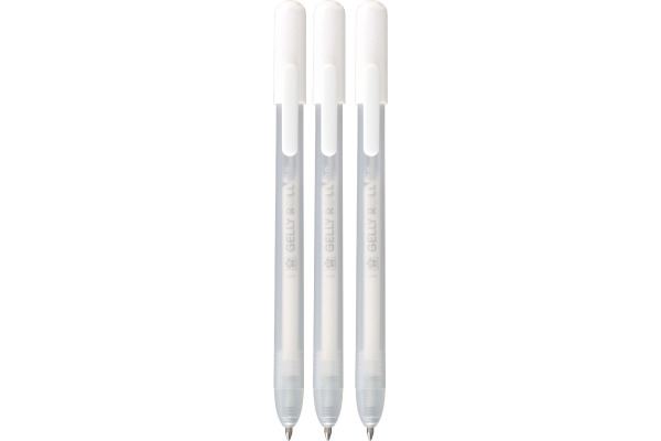 SAKURA Gelly Roll 0.8mm PXGBRAWH3 weiss 3 Stück – Bild 2