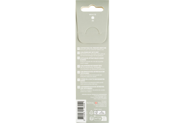 SAKURA Gelly Roll 0.8mm PXGBRAWH3 weiss 3 Stück – Bild 3
