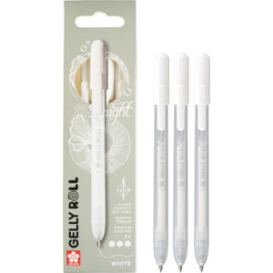 SAKURA Gelly Roll 0.8mm PXGBRAWH3 weiss 3 Stück