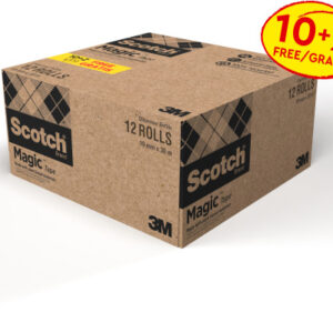 SCOTCH Magic Tape 19mmx33m 1930R12 unsichtbar 12 Rollen