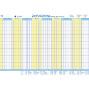 SIMPLEX Planograph 10 Stück 2028 40365.28 1J/1S DE/FR 64x29.6cm