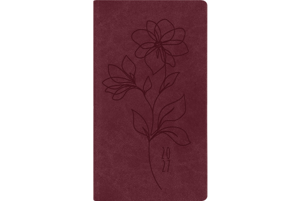 SIMPLEX Ladytimer Taschenplaner 2027 40522.27 1W/2S bordeaux ML 8.7x15.3cm