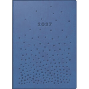 SIMPLEX Ladytimer Linea 2027 40551.27 1W/2S Dots blau ML 10x14cm