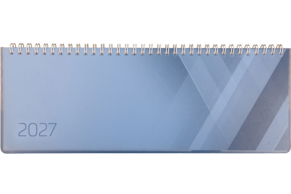 SIMPLEX Querkalender Colors 2027 40655.27 1W/2S blau ML 29x10.5cm