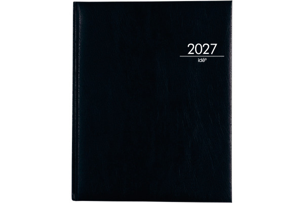 SIMPLEX Agenda Managertimer 2027 7008B2.27 1W/2S schwarz ML 20.8x25.8cm
