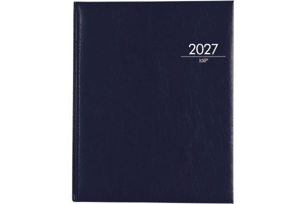 SIMPLEX Agenda Managertimer 2027 7008B5.27 1W/2S d.blau ML 20.8x25.8cm